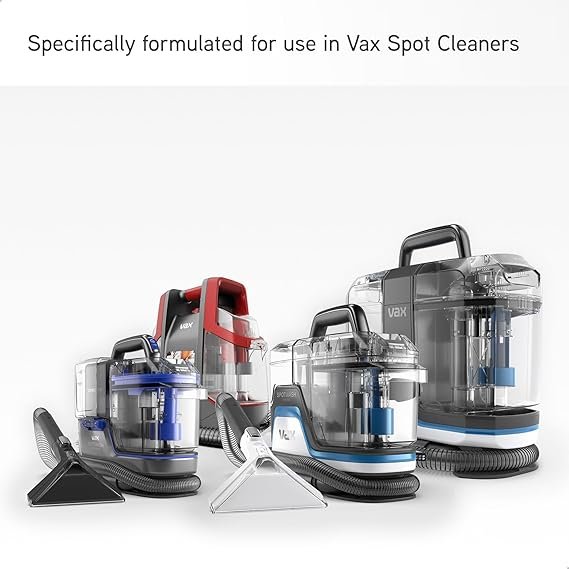 Vax SpotWash 1L Spot Cleaning Solution, Upholstery Carpet Stain Remover Shampoo, Rose Burst Scent, Neutralises Odours, 1-9-143091, White - Image 2