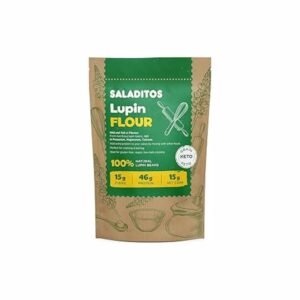 SALADITOS Lupin Flour - High Protein, Low Carb & Keto Friendly, Vegan Flour Alternative, 1x400gr