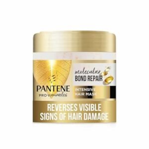 Pantene Molecular Bond Repair Intensive Hair Mask with Biotin 300ml. Pro-V Concentrated Formula for Extremely Dry Damaged Hair. Leaves Hair Visibly Healthier, Strengthened and Regenerated