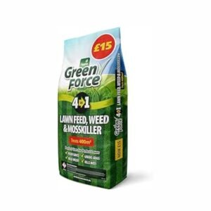 Greenforce G21086 Green Force Lawn Feed Weed Moss Killer 400m2 Fertilizer, Grey, 30.0 cm*21.0 cm*11.0 cm