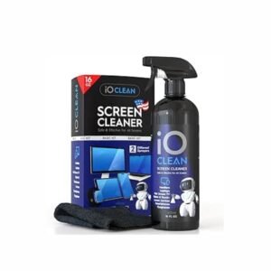 Screen Cleaner Spray (16oz - 473ml) – Professional Cleaning Kit for LCD LED OLED TV, Smartphone, iPad, Laptop, Touchscreen and Computer Monitor – Includes 2 Sprayers & Microfibre Cloth